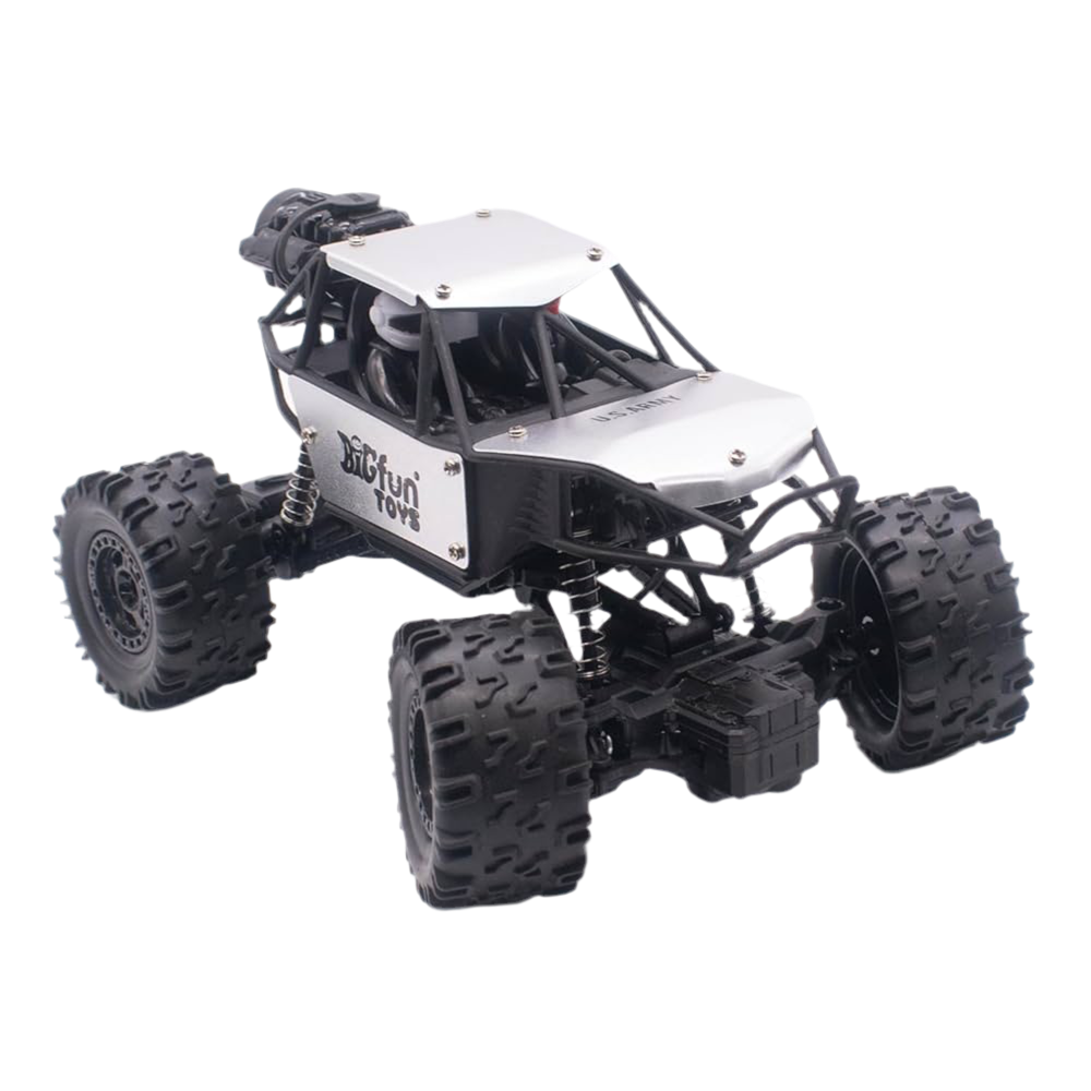 Nitro Compact - Rock Defender Monster Truck (Includes Smoke) Silver